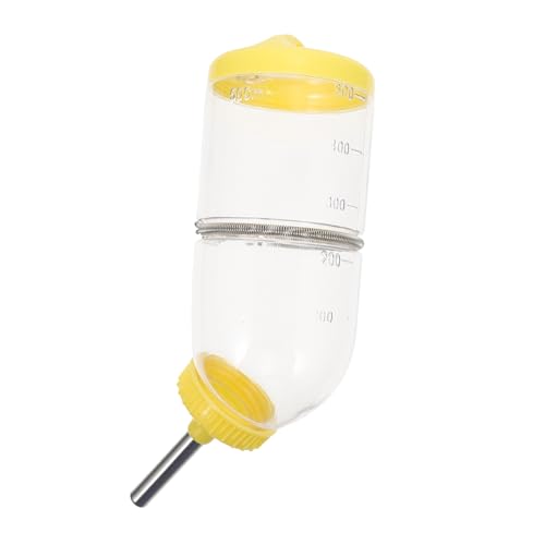 Toyvian Kleintier Trinkflasche für Hamster Chinchillas und Andere Kleine Auslaufsichere Wasserflasche mit Drehbarer Trinkdüse für Einfache und Handhabung von Toyvian