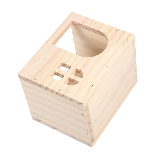 Toyvian Kleintierhaus aus Holz für Hamster und Meerschweinchen Mehrkammeriges Versteck für Langlebig und Sicher als Schlaf und Fressplatz Toyvian Kleintierhaus aus Holz für Hamster und Meerschweinchen Mehrkammeriges Versteck für Langlebig und Sicher als Schlaf und Fressplatz von Toyvian