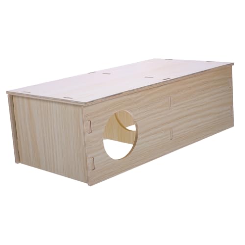 Toyvian Kleintierversteck aus Holz Mehrkammer Haus für Hamster Meerschweinchen und Kleine Nager Sicher und Robust Entspannen Wohnung Toyvian Kleintierversteck aus Holz Mehrkammer Haus für Hamster Meerschweinchen und Kleine Nager Sicher und Robust Entspannen Wohnung von Toyvian