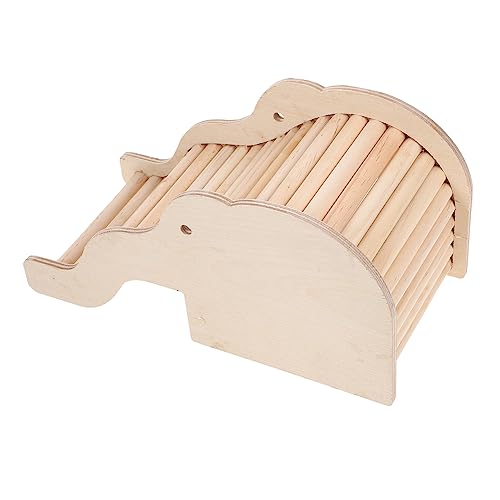 Toyvian Hamsternest Holzversteck für Haustiere Elefantenform Spielzeug mit Leiter Schlafhaus für Hamster und Kleintiere Langlebig und Multifunktional Toyvian Hamsternest Holzversteck für Haustiere Elefantenform Spielzeug mit Leiter Schlafhaus für Hamster und Kleintiere Langlebig und Multifunktional von Toyvian