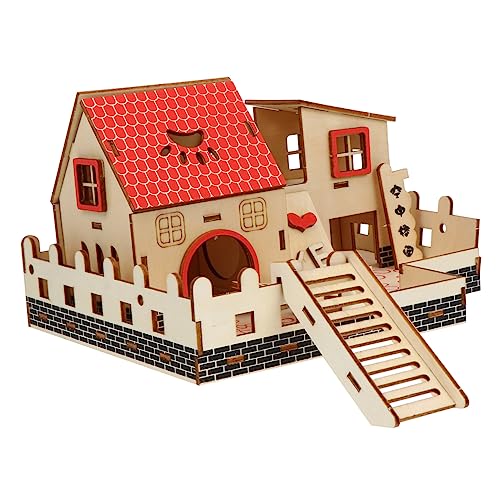 Toyvian -hamsterhaus Mit Kletterleiter Spielzeug Für Kleintiere Für Hamster Mäuse Und Andere Kleine Haustiere Fördert Und Spaß Im Käfig Toyvian -hamsterhaus Mit Kletterleiter Spielzeug Für Kleintiere Für Hamster Mäuse Und Andere Kleine Haustiere Fördert Und Spaß Im Käfig von Toyvian