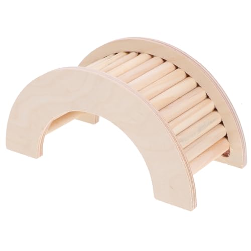 Toyvian Kletterleiter für Kleintiere aus Holz Vielseitige Hamster und Meerschweinchen Spielzeugleiter Stabile Treppe für Käfige für Chinchillas und Ratten Fördert Bewegung und Spielspaß von Toyvian