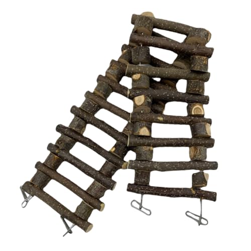 Toyvian Kletterleiter für Kleintiere aus Holz für Meerschweinchen und Hamster Lange Treppe Gesundheit und Spielvergnügen für Papageien und Kleine Nager Toyvian Kletterleiter für Kleintiere aus Holz für Meerschweinchen und Hamster Lange Treppe Gesundheit und Spielvergnügen für Papageien und Kleine Nager von Toyvian