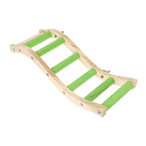 Toyvian Kletterleiter für Papageienspielzeug Sitzstangen Haustier Vogelleiter vogelkäfig zubehör vogelzubehör für käfig Kletterspielzeug für Vögel Vogelpapageienleiter Holz Green Toyvian Kletterleiter für Papageienspielzeug Sitzstangen Haustier Vogelleiter vogelkäfig zubehör vogelzubehör für käfig Kletterspielzeug für Vögel Vogelpapageienleiter Holz Green von Toyvian