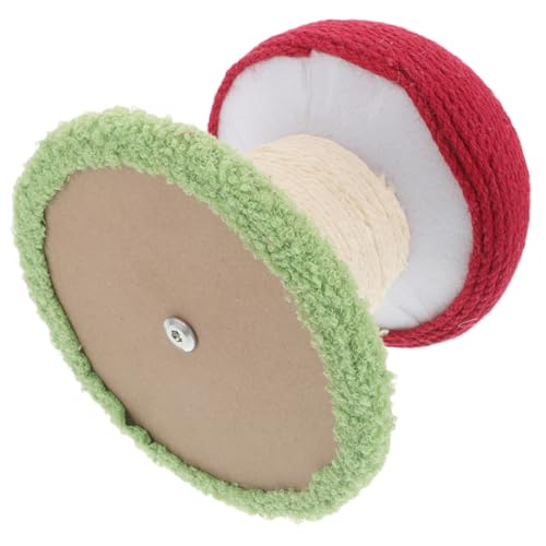 Toyvian Kratzbaum Für Katzen Vertikaler Kätzchenkratzer Entzückender Katzenkratzer Kratzstange Für Haustiere Kleiner Kratzbaum Pilz Geformte Katzenkratzpolster Katzenbedarf Sisal von Toyvian