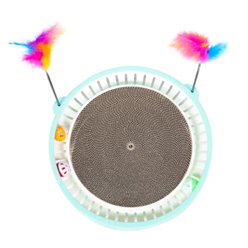Toyvian Kratzbrett für Katzen Selbstklebendes Kratzspielzeug mit Interaktiver Spielbahn zur Körperlichen und Geistigen Aktivität Ihrer Schützt Möbel und Einsamkeit Toyvian Kratzbrett für Katzen Selbstklebendes Kratzspielzeug mit Interaktiver Spielbahn zur Körperlichen und Geistigen Aktivität Ihrer Schützt Möbel und Einsamkeit von Toyvian
