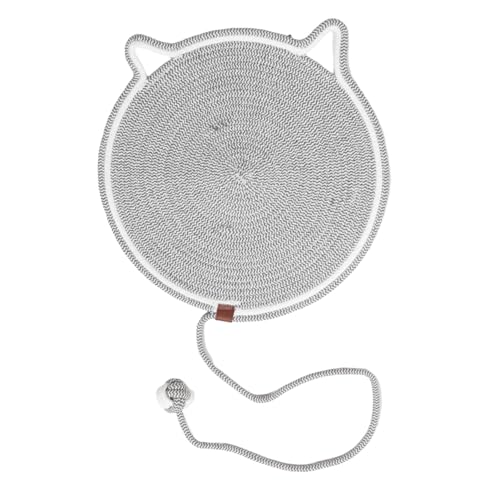 Toyvian Kratzmatte Für Katzen Kratzunterlagen Für Wohnungskatzen Katzenspielzeug Kratzunterlage Für Katzen Katze Kratzmatte Couch Kratzer Katzenkratzspielzeug Kratzmatte Katze Baumwollseil von Toyvian