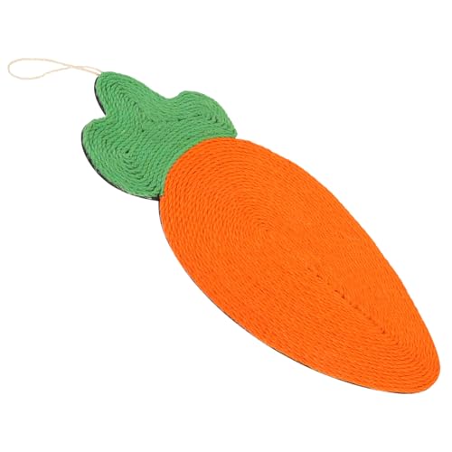 Toyvian Kratzmatte Katze Sisal Kratzpad mit Anti rutsch Boden Verschleißfestes Kratzbrett für Indoor Katzen Multifunktional als Spiel Schlafmatte Pflegt Krallen und Schützt Möbel von Toyvian