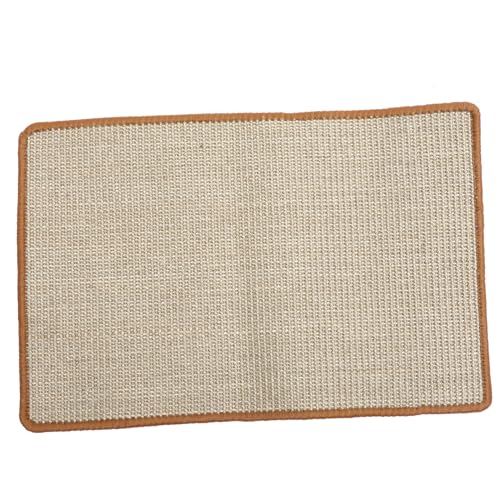 Toyvian Kratzmatte für Katzen Strapazierfähiges Wohnliches Kratzbrett mit Kanten Kratzfestes Indoor Katzenspielzeug Schutz von Möbeln und Pflege Katzenkrallen von Toyvian