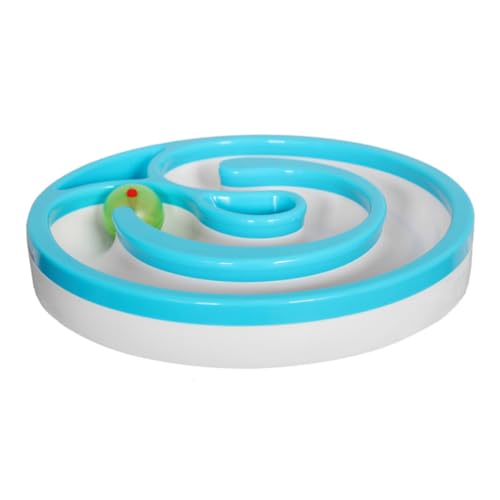 Toyvian Kreatives Katzen mit Leuchtendem Quietscherball Interaktives Katzenspielzeug für Indoor Katzen Fördert Bewegung und Beschäftigung für Kätzchen von Toyvian