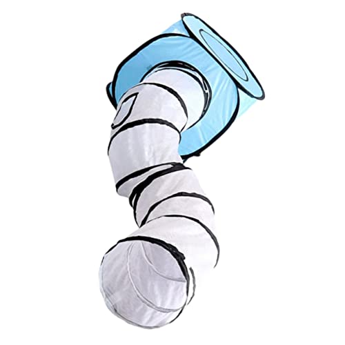 Toyvian Kreatives Katzenzelt S Tunnel für Katzen Faltbares Blauer Interaktiver Katzentunnel für Drinnen Platzsparend und Installieren Fördert Ihrer Katze Toyvian Kreatives Katzenzelt S Tunnel für Katzen Faltbares Blauer Interaktiver Katzentunnel für Drinnen Platzsparend und Installieren Fördert Ihrer Katze von Toyvian