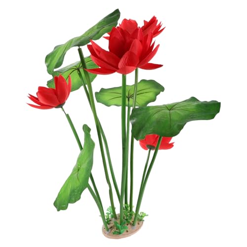 Toyvian Künstliche Aquarium Pflanzen Lebensechte Lotusblumen Dekoration Plastische Ozeanpflanzen für Tanks Einfache Installation für Gesunde Aquarienumgebung Toyvian Künstliche Aquarium Pflanzen Lebensechte Lotusblumen Dekoration Plastische Ozeanpflanzen für Tanks Einfache Installation für Gesunde Aquarienumgebung von Toyvian