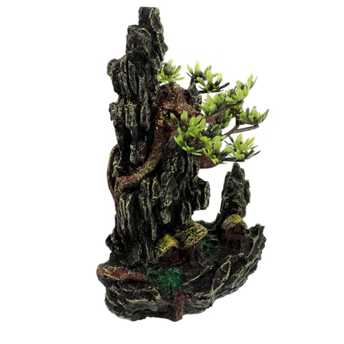 Toyvian Künstlicher Resin AST für Reptilien Tank Stabile Aquarium Dekoration Lebensechte Falsche Pflanze Geeignet als Leopard Gecko Zubehör und Terrarien Ornament von Toyvian