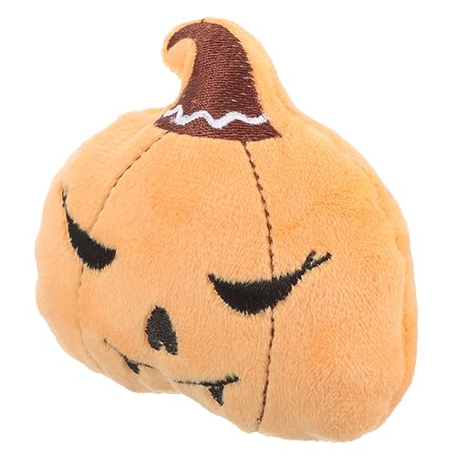Toyvian Kürbisförmiges Katzenminze Interaktives Plüschtier für Haustiere Fördert Bewegung und Entspannung für Halloween Kauspielzeug für Katzen von Toyvian