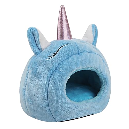 Toyvian Kuschelhöhle für Kleine Haustiere Warmes Hamsterbett im Einhorn Design für Hamster Ratten Gemütliches Nest für Jede Jahreszeit Bequem Waschbar Toyvian Kuschelhöhle für Kleine Haustiere Warmes Hamsterbett im Einhorn Design für Hamster Ratten Gemütliches Nest für Jede Jahreszeit Bequem Waschbar von Toyvian