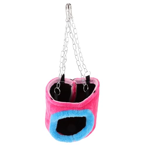 Toyvian Kuschelhöhle für Kleintiere Wärmeschutz Hängematte für Meerschweinchen Chinchillas Ratten S ca Zufällige Farbe Zufällige Farbe Zufällige Farbe von Toyvian