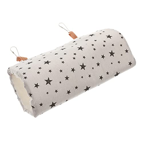Toyvian Kuscheltunnel Für Kleintiere Bequemer Tunnel Nest Für Chinchillas Und Papageien Mit Sternen Schlafbett Für Haustiere Warm Und Sicher von Toyvian