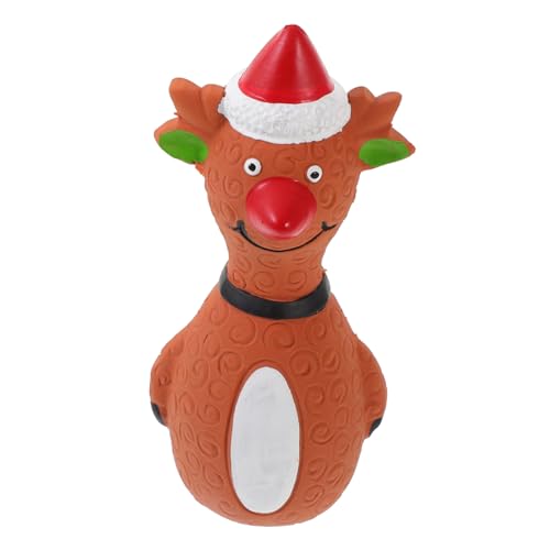 Toyvian Latex Hundespielzeug Weihnachten Langlebiges Kauspielzeug mit Quietscheffekt Interaktives Pet Toy für Kleine und Mittlere Hunde Stressabbauend Leicht zu Reinigen Spielerische Toyvian Latex Hundespielzeug Weihnachten Langlebiges Kauspielzeug mit Quietscheffekt Interaktives Pet Toy für Kleine und Mittlere Hunde Stressabbauend Leicht zu Reinigen Spielerische von Toyvian