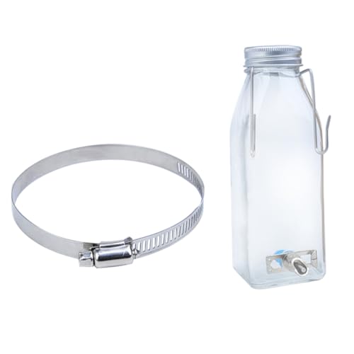 Toyvian Leck Trinkflasche für Kleine Haustiere Hängender Wasserspender mit Befestigungsring Geräuschloser Hamster Wassertrinker für Kaninchen und Kleintiere Platzsparend und Langlebig Toyvian Leck Trinkflasche für Kleine Haustiere Hängender Wasserspender mit Befestigungsring Geräuschloser Hamster Wassertrinker für Kaninchen und Kleintiere Platzsparend und Langlebig von Toyvian