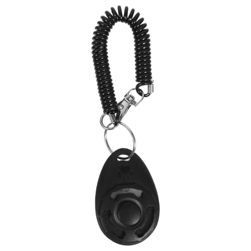 Toyvian Leichter Trainings Clicker mit Federarmband Verschleißfestes Material Tragbar für Hunde und Katzentraining Effektive Erziehungshilfe zur Verhaltenskorrektur und Antibell Kontrolle von Toyvian