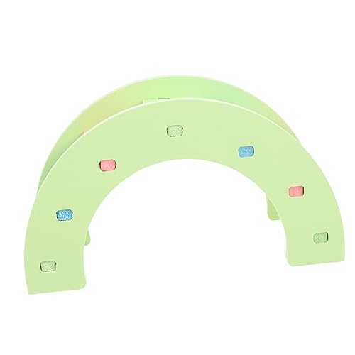 Toyvian Leitern für Hamsterkäfige Schwein Flexibel Übung klein Klettern Haustiere Rattenleitern Rattenbrückenspielzeug Hamsterbrückenplattform Chevron-Brett Light Green von Toyvian