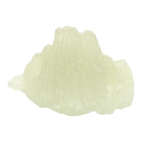 Toyvian Leuchtsteine ​​für Aquarien, Leuchtender Aquarienkies, Dekorative Felsen Für Den Garten, Künstliche Felsendekoration, Aquariumsubstrat, Leuchtender Stein von Toyvian