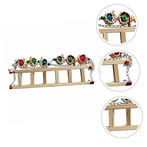 Toyvian Lustiges Holz Hühner Klopfspielzeug für Vogelkäfig Umweltfreundlich und Sicher Geeignet als Interaktives Papageien für Haustier Vögel und Geflügel Fördert Natürliches und von Toyvian