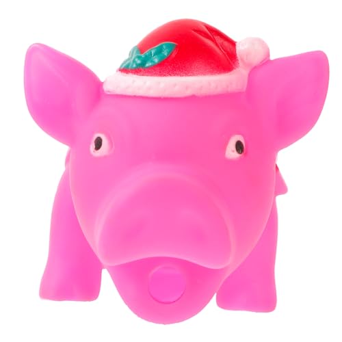 Toyvian Lustiges Quietschendes Schweine Hundespielzeug aus Strapazierfähigem Interaktives Kauspielzeug für Welpen und Kleine bis Mittelgroße Hunde Fördert Spielspaß und von Toyvian