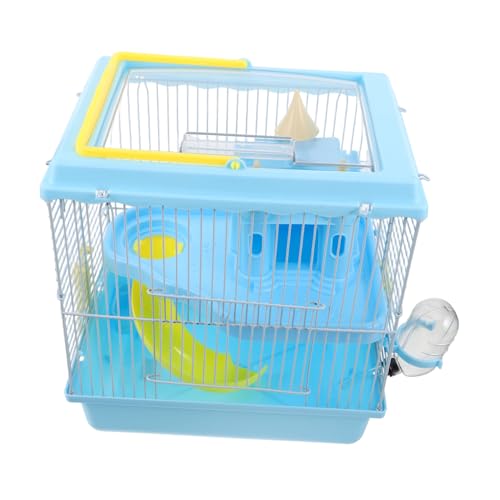 Toyvian Luxuriöser Hamsterkäfig mit Schlossdesign Inklusive Trinkflasche und Futterteller Geräumiger Kleintier-lebensraum für Hamster und Wüstenrennmäuse Fördert Bewegung und Erkundung Toyvian Luxuriöser Hamsterkäfig mit Schlossdesign Inklusive Trinkflasche und Futterteller Geräumiger Kleintier-lebensraum für Hamster und Wüstenrennmäuse Fördert Bewegung und Erkundung von Toyvian