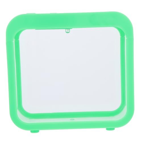 Toyvian Mini Aquarium mit Abnehmbarem Betta Tank und Eingebauter LED Beleuchtung Kleines Dekoratives Kampffischbecken Leicht zu Reinigen und Platzsparend für Desktop und Aquarienzubehör von Toyvian