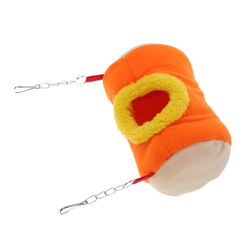 Toyvian Mini Hamster Haus Hängematte Wärmend Stressreduzierend Für Kleintiere Chinchilla Vogelkäfig Zubehör von Toyvian