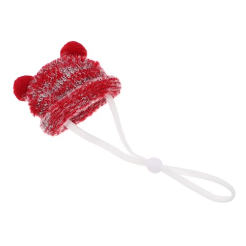 Toyvian Mini Strickmütze Katzen Eimermütze Halloween Hamsterkäfig Hamsterhüte Für Echte Hamster Haustier Kopfbedeckung Winzige Geburtstagshüte Hamster Stoffmütze Für Haustier von Toyvian