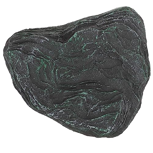 Toyvian Moosstein Ornament Plattform Schildkröten Dekoration Reptilien Sonnenschildkröte Lebende Fischtank Steindekor Aquarium Ornament Dekorativer Fischtank Stein Kunststein von Toyvian
