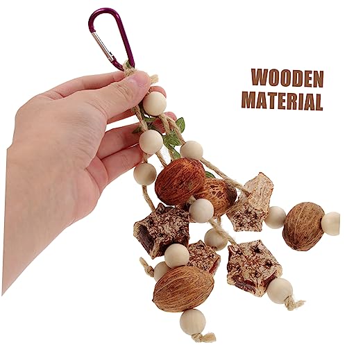 Toyvian Natürliches Vogel Kauspielzeug aus Robustem Holz und Kiefernzapfen Beißfestes Foraging zum Aufhängen im Käfig Geeignet für Wellensittiche Papageien und Andere Kleinvögel Toyvian Natürliches Vogel Kauspielzeug aus Robustem Holz und Kiefernzapfen Beißfestes Foraging zum Aufhängen im Käfig Geeignet für Wellensittiche Papageien und Andere Kleinvögel von Toyvian