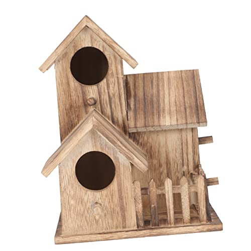 Toyvian Vogelzubehör Nisthütte Vogelhaus Sittich Zuchthaus Aus Holz Für Kleinvögel Toyvian Vogelzubehör Nisthütte Vogelhaus Sittich Zuchthaus Aus Holz Für Kleinvögel von Toyvian