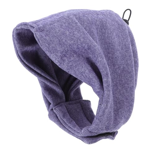 Toyvian Ohrenschützer für Hundehalsbänder Gehörschutz für den Kopf eines Hundes Ohrenschutz für Hunde Halsbandage für Hunde Hundekopf-Ohrenwärmer Hundeohr-Snood Polyester Violett von Toyvian