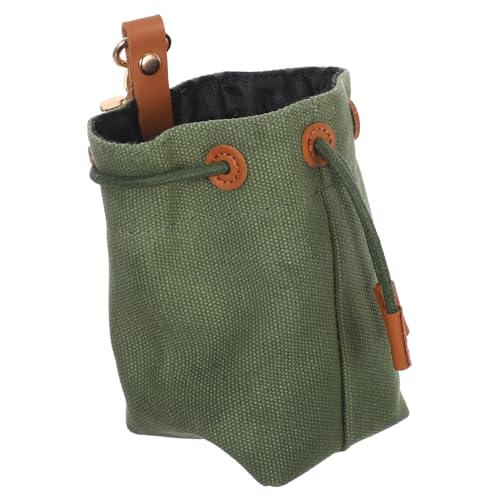 Toyvian Outdoor Trainingsbeutel für Hundesnacks aus Robustem Canvas mit Breiter Öffnung und Hängendem Design für Welpentraining Reisen und Tägliche Futteraufbewahrung von Toyvian