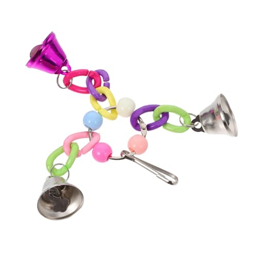 Toyvian Papagei Käfig Zubehör Papageien Aktivitäts Liebevögel Vogel mit Glocken Vogelglocken Papageienspielzeug Metall Toyvian Papagei Käfig Zubehör Papageien Aktivitäts Liebevögel Vogel mit Glocken Vogelglocken Papageienspielzeug Metall von Toyvian