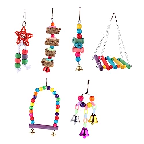 Toyvian Papagei Kauspielzeug Kauen bunt Sittiche hängend Barsch Abs Haustier Vogelkäfig Hängespielzeug für Papageien Vogel Papagei Schaukel Kauspielzeug Toyvian Papagei Kauspielzeug Kauen bunt Sittiche hängend Barsch Abs Haustier Vogelkäfig Hängespielzeug für Papageien Vogel Papagei Schaukel Kauspielzeug von Toyvian