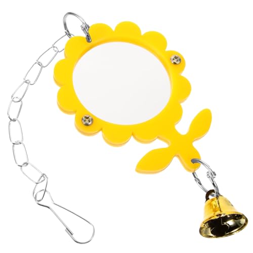 Toyvian Papagei Spiegelspielzeug Hängend Vogel Spiegel Vogelspielzeug Für Papageien Vogel Papagei Schaukel Papageienspielzeug Papageien -futterspielzeug Sittich Gelb Acryl Toyvian Papagei Spiegelspielzeug Hängend Vogel Spiegel Vogelspielzeug Für Papageien Vogel Papagei Schaukel Papageienspielzeug Papageien -futterspielzeug Sittich Gelb Acryl von Toyvian