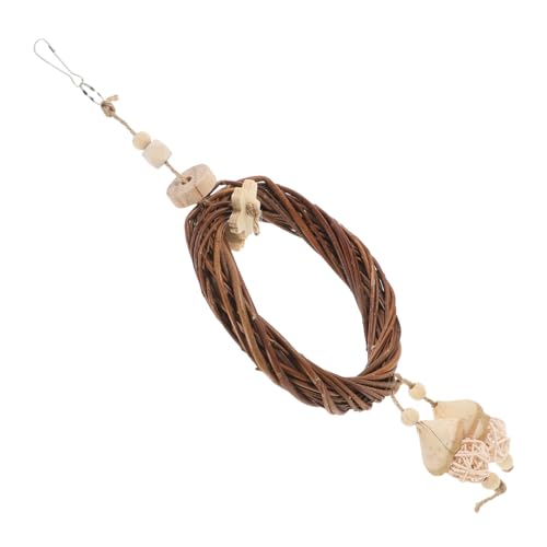Toyvian Papagei vogelspielzeug Holz Vogelkäfig Schaukel für Wellensittiche Zubehör für Vogelkäfige Papageienspielzeug mittlere Papageien Vogel Plüsch hölzern Toyvian Papagei vogelspielzeug Holz Vogelkäfig Schaukel für Wellensittiche Zubehör für Vogelkäfige Papageienspielzeug mittlere Papageien Vogel Plüsch hölzern von Toyvian