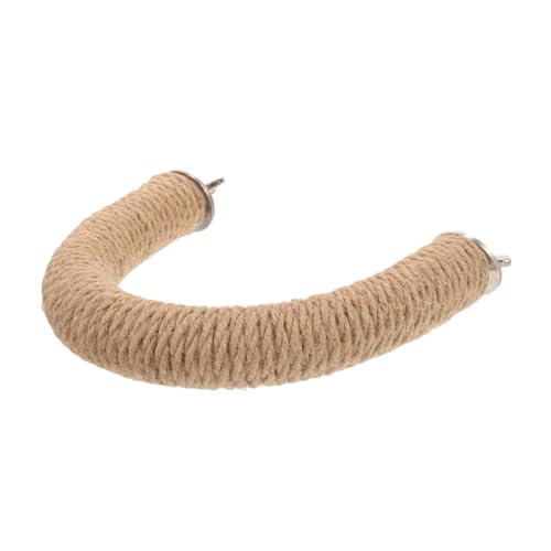 Toyvian Papageien Jute Seil Schaukel für Vogelkäfig U Förmiger Standplatz Kletterseil für Vögel Nagen Toyvian Papageien Jute Seil Schaukel für Vogelkäfig U Förmiger Standplatz Kletterseil für Vögel Nagen von Toyvian