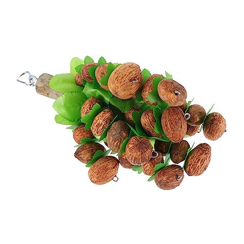Toyvian Papageien Spielzeug Kauspielzeug für Vögel Schleifspielzeug aus Holz Beißspielzeug für Haustiere Vogel Hängespielzeug für Papageien und Wellensittiche Toyvian Papageien Spielzeug Kauspielzeug für Vögel Schleifspielzeug aus Holz Beißspielzeug für Haustiere Vogel Hängespielzeug für Papageien und Wellensittiche von Toyvian