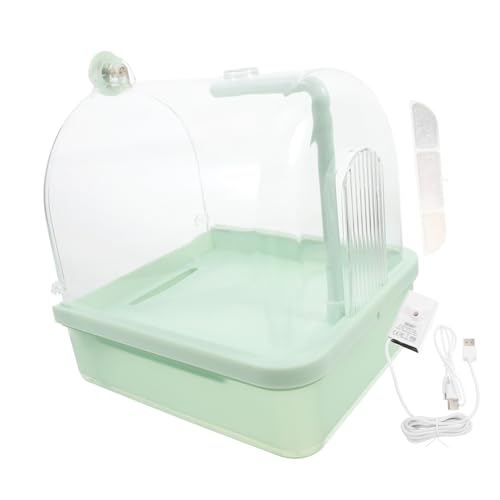 Toyvian Papageienbadewanne Mit Drehbarem Für Wellensittiche Sittiche Und Nymphensittiche Fördert Gesundheit Und Spaß Für Aller von Toyvian