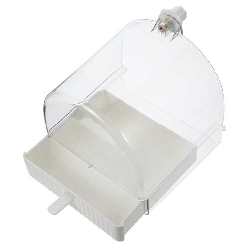 Toyvian Papageienbadewanne aus Hängend zu Reinigen für Sittiche und Bietet eine Komfortable Badeumgebung zu Installieren und Sicher Anwendung von Toyvian