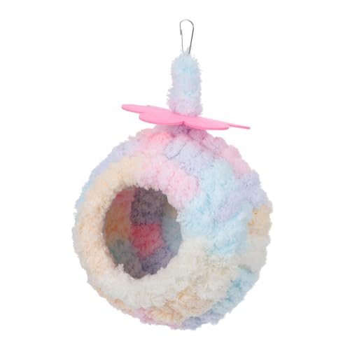 Toyvian Papageiennest Nest für kleine Vögel Sittich Nest Vogelbetten Vogelzubehör Vogelheim für Kleinvögel Pflegeleichtes Vogelbett vogelhaus Kolibrisnest Vogelwärmer für Käfig Außenvlies von Toyvian