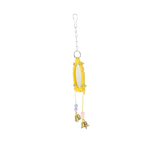 Toyvian Papageienspiegel Vogel Spiegel Vogelspiegel für Käfig Vogelzubehör Papagei Vogel Papageien Vogelkäfig mit Spiegel Sittich Spiegelspielzeug Acryl von Toyvian
