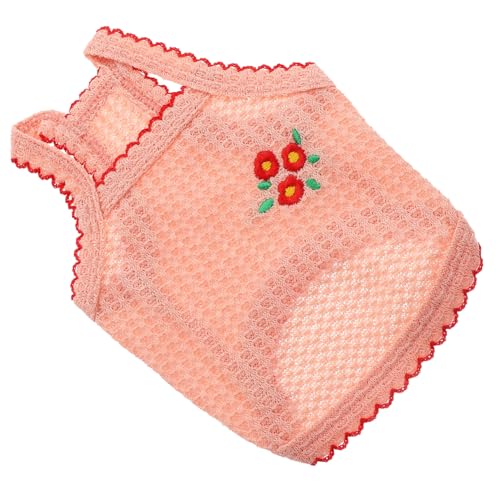 Toyvian Party Haustierkostüm Für Kleine Hunde Coole Welpenkostüme Hundehemden Kleiderwesten Für Hunde Dackel Hundekleidung Hundezubehör Hundejacken Rosa Tanktop Bekleidung Aus von Toyvian