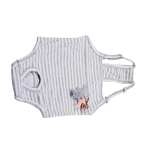Toyvian Periodenhose für Hündinnen Atmungsaktive und Waschbare Hundehose mit Hosenträger Verstellbar für Läufigkeit Schützend und von Toyvian