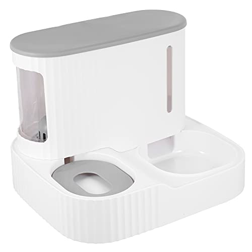 Toyvian Pet Feeder Wasserspender für Katzen und Kleine Hunde Abnehmbare Haustierschale Große Kapazität Automatischer Wasserversorgung Gesundes Material Wasser von Toyvian